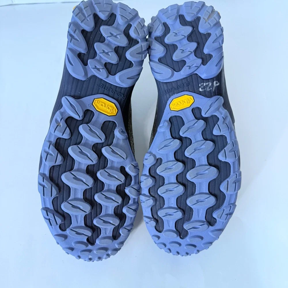 Merrell Women's Chameleon 7‎ Knit Gray Blue Mid Vibram Sole Hiking Shoes Size 9